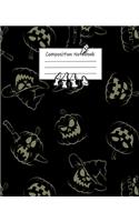 Halloween Abstract Pattern Volume 11 Wide Ruled Journal: 110 Blank Lined Wide Ruled (7.5 x 9.25) Pages to Jot Down Your Thoughts