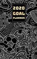 2020 Goal Planner: 2019-2020 Weekly Planner and Organizer Book for Soccer/Football Lovers & Fans - 6 x 9 Dated Agenda - Blank Graph Paper - October 2019 - December 202