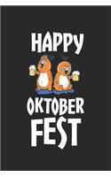 Happy Oktoberfest: Calendar, weekly planner, diary, notebook, book 105 pages in softcover. One week on one double page. For all appointments, notes and tasks that you 