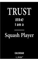 Calendar for Squash Players / Squash Player