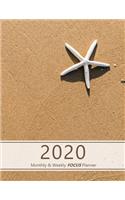 2020 Monthly & Weekly FOCUS Planner: Large. Monthly overview and Weekly layout with focus, tasks, to-dos and notes sections. Accomplish your goals. Monday start week. 8.5"x 11.0" (Lette