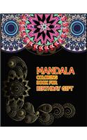 Mandala Coloring Book for Birthday Gift