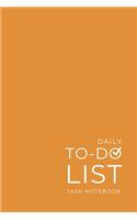 Daily To Do List Task Notebook