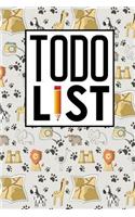 To Do List: Checklist Note Pads, To Do Chart For Kids, Daily To Do List For Kids, To Do List Paper, Agenda Notepad For Men, Women, Students & Kids, Cute Safari (45 To Do List Notebooks)