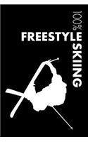 Freestyle Skiing Notebook: Blank Lined Freestyle Skiing Journal for Skier and Coach