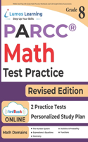 PARCC Test Prep: 8th Grade Math Practice Workbook and Full-length Online Assessments: PARCC Study Guide