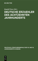 Deutsche Erzaehler Des Achtzehnten Jahrhunderts