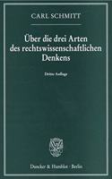 Uber Die Drei Arten Des Rechtswissenschaftlichen Denkens