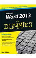 Word 2013 fur Dummies
