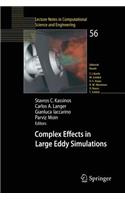 Complex Effects in Large Eddy Simulations