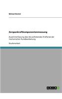 Zerspankraftkomponentenmessung