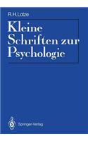 Kleine Schriften Zur Psychologie