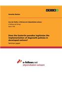 Does the Easterlin paradox legitimize the implementation of degrowth policies in developed nations?