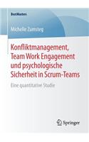 Konfliktmanagement, Team Work Engagement Und Psychologische Sicherheit in Scrum-Teams: Eine Quantitative Studie