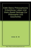 Edith Steins Philosophische Entwicklung