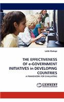 THE EFFECTIVENESS OF e-GOVERNMENT INITIATIVES in DEVELOPING COUNTRIES