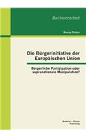 Die Bürgerinitiative der Europäischen Union