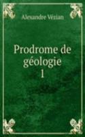 Prodrome de geologie