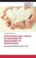 Instrumento para valorar la capacidad de autocuidado en adolescentes