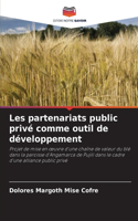 Les partenariats public privé comme outil de développement