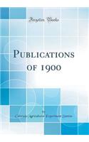 Publications of 1900 (Classic Reprint)