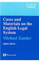 Cases and Materials on the English Legal System (Law in Context)
