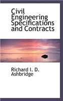 Civil Engineering Specifications and Contracts