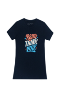 Read Think Vote 2024 Women's Crew T-Shirt Medium