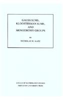 Gauss Sums, Kloosterman Sums, and Monodromy Groups