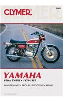 Yamaha 650cc Twins Motorcycle, 1970-1982 Service Repair Manual: Service, Repair, Performance