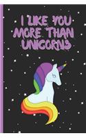 I Like You More Than Unicorns