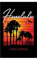 Honolulu Lined Journal