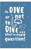 To dive or not to dive...what a stupid question