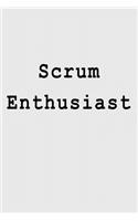 Scrum Enthusiast: Blank Lined Journal