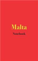 Malta Notebook: Blank Lined Notebook for Your Trip to Malta