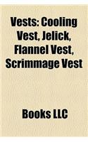 Vests: Cooling Vest, Jelick, Flannel Vest, Scrimmage Vest(English)