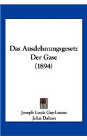 Ausdehnungsgesetz Der Gase (1894)