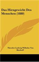 Das Hirngewicht Des Menschen (1880)