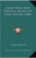 Early Prose and Poetical Works of John Taylor (1888)