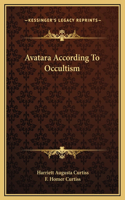 Avatara According To Occultism