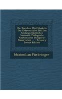 Die Knochen Und Muskeln Der Extremitaten Bei Den Schlangenahnlichen Sauriern: Zoologisch-Anatomische Inaugural-Dissertation ...