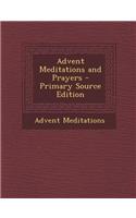 Advent Meditations and Prayers