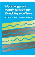 Hydrology and Water Supply for Pond Aquaculture