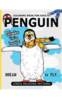 Penguin Coloring Book For Adults