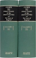The First Part of the Institutes of the Laws of England (1823)