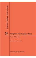 Code of Federal Regulations Title 33, Navigation and Navigable Waters, Parts 200-End, 2017