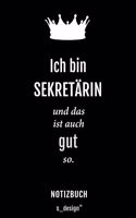Notizbuch für Sekretäre / Sekretär / Sekretärin