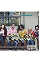 What Is a Community?