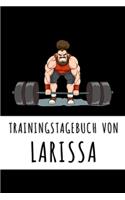 Trainingstagebuch von Larissa