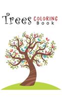 Trees Coloring Book